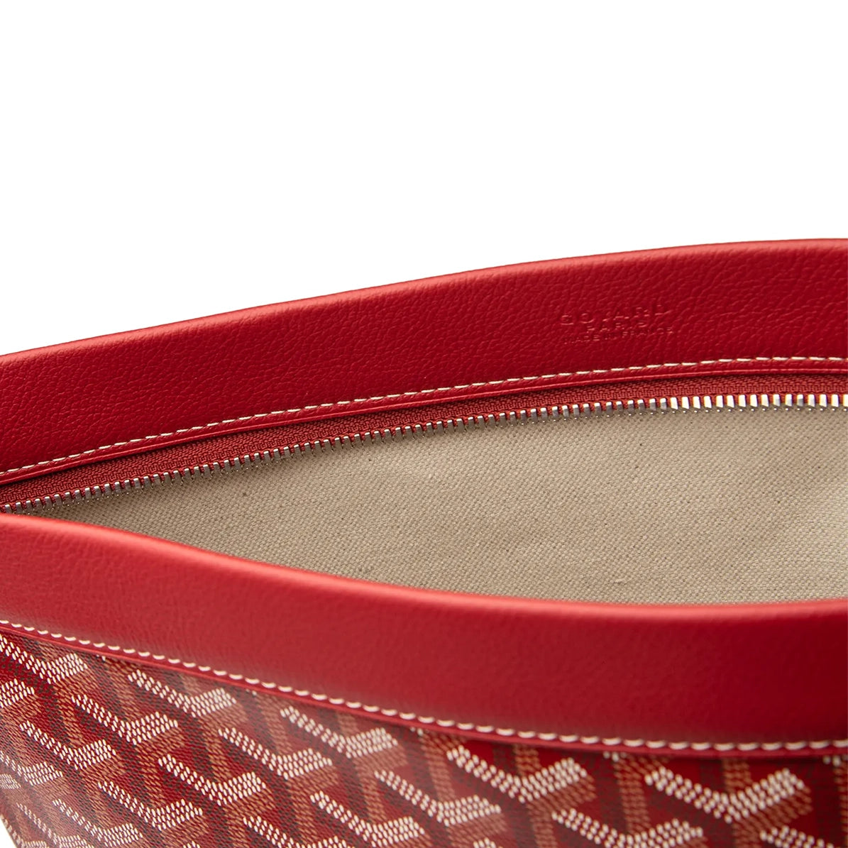 Goyard Conti Red Pouch